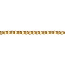 Cadena Fierro Veneciana Cuadro Dorado 4 mm